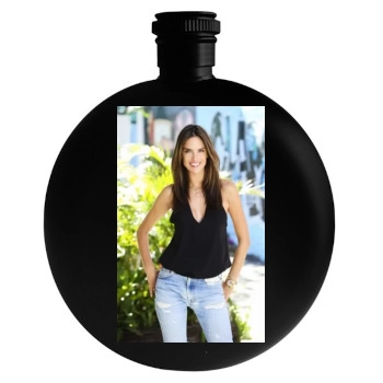 Alessandra Ambrosio Round Flask