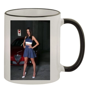 Alessandra Ambrosio 11oz Colored Rim & Handle Mug