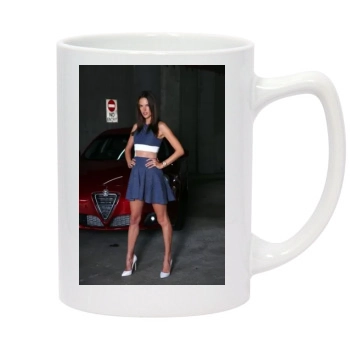 Alessandra Ambrosio 14oz White Statesman Mug