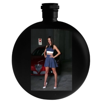 Alessandra Ambrosio Round Flask