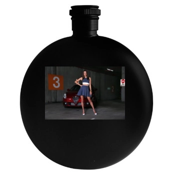 Alessandra Ambrosio Round Flask