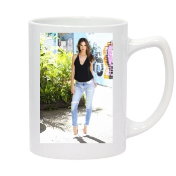 Alessandra Ambrosio 14oz White Statesman Mug