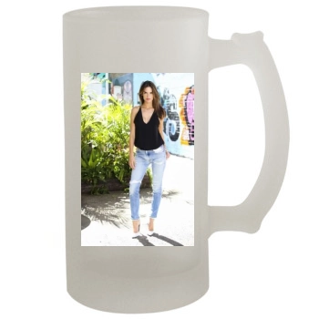 Alessandra Ambrosio 16oz Frosted Beer Stein