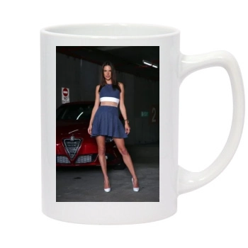 Alessandra Ambrosio 14oz White Statesman Mug