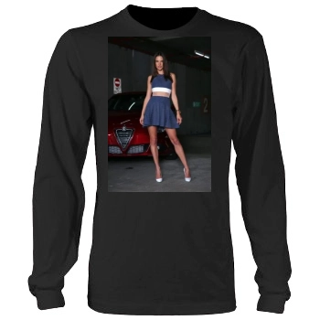 Alessandra Ambrosio Men's Heavy Long Sleeve TShirt