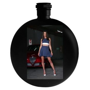 Alessandra Ambrosio Round Flask