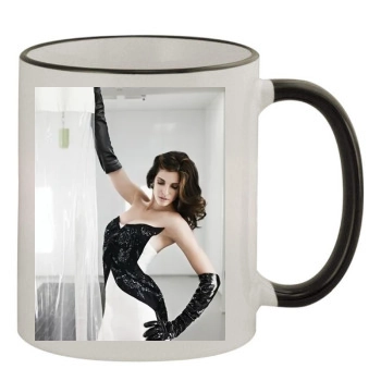 Stephanie Seymour 11oz Colored Rim & Handle Mug