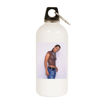 Alicia Keys White Water Bottle With Carabiner