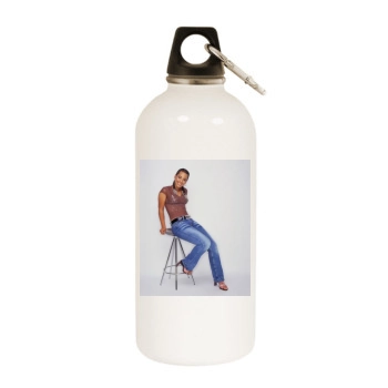 Alicia Keys White Water Bottle With Carabiner