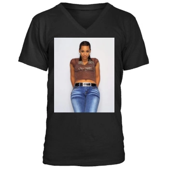 Alicia Keys Men's V-Neck T-Shirt