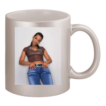 Alicia Keys 11oz Metallic Silver Mug