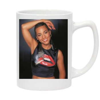 Alicia Keys 14oz White Statesman Mug