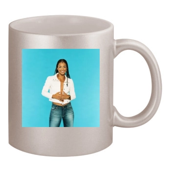 Alicia Keys 11oz Metallic Silver Mug