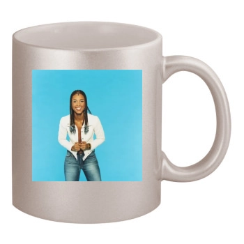 Alicia Keys 11oz Metallic Silver Mug