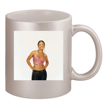 Alicia Keys 11oz Metallic Silver Mug