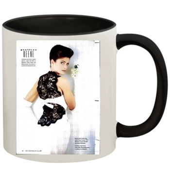 Stephanie Seymour 11oz Colored Inner & Handle Mug