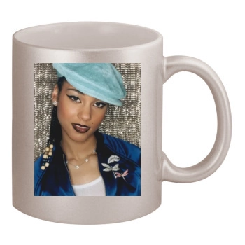 Alicia Keys 11oz Metallic Silver Mug