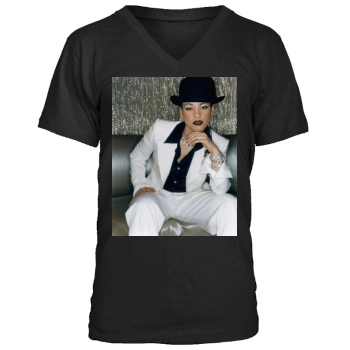 Alicia Keys Men's V-Neck T-Shirt