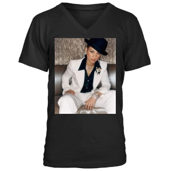 Alicia Keys Men's V-Neck T-Shirt