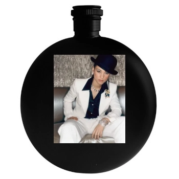 Alicia Keys Round Flask