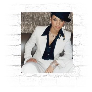 Alicia Keys Metal Wall Art