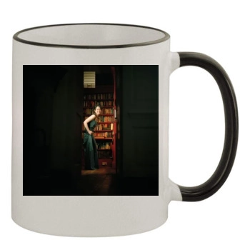 Anna Popplewell 11oz Colored Rim & Handle Mug