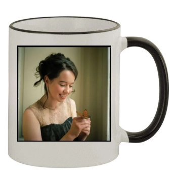 Anna Popplewell 11oz Colored Rim & Handle Mug