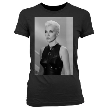 Annie Lennox Women's Junior Cut Crewneck T-Shirt