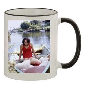 Asia Argento 11oz Colored Rim & Handle Mug