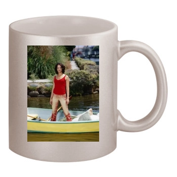 Asia Argento 11oz Metallic Silver Mug