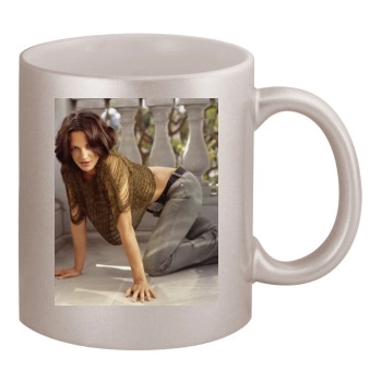 Asia Argento 11oz Metallic Silver Mug