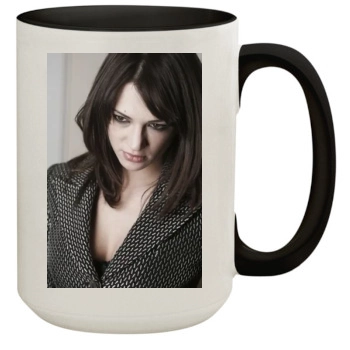 Asia Argento 15oz Colored Inner & Handle Mug