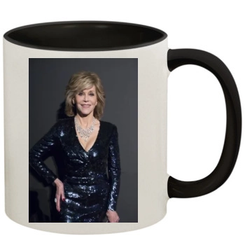 Jane Fonda 11oz Colored Inner & Handle Mug