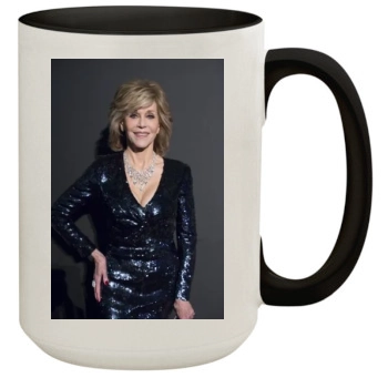 Jane Fonda 15oz Colored Inner & Handle Mug