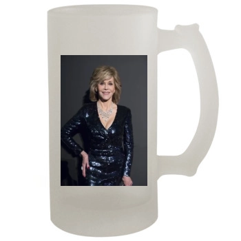 Jane Fonda 16oz Frosted Beer Stein