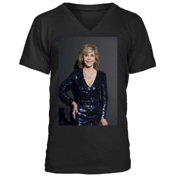 Jane Fonda Men's V-Neck T-Shirt