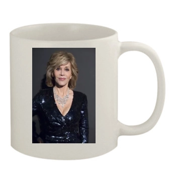 Jane Fonda 11oz White Mug