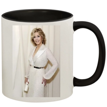 Jane Fonda 11oz Colored Inner & Handle Mug