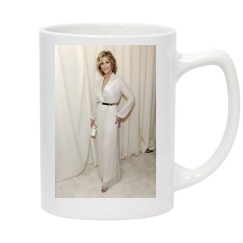 Jane Fonda 14oz White Statesman Mug