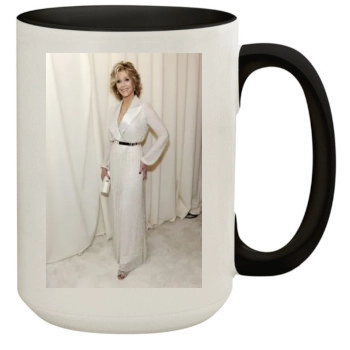 Jane Fonda 15oz Colored Inner & Handle Mug