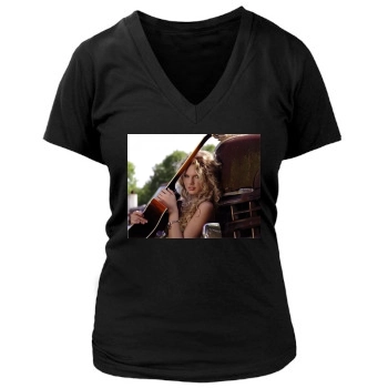 Taylor Swift Women's Deep V-Neck TShirt