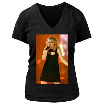 Taylor Swift Women's Deep V-Neck TShirt