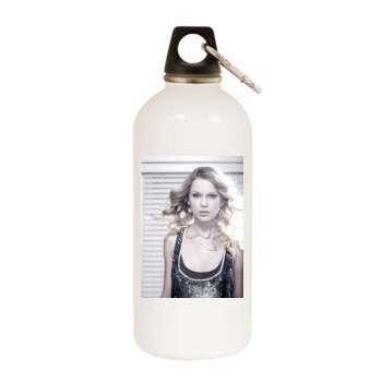 Taylor Swift White Water Bottle With Carabiner