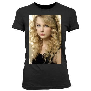 Taylor Swift Women's Junior Cut Crewneck T-Shirt