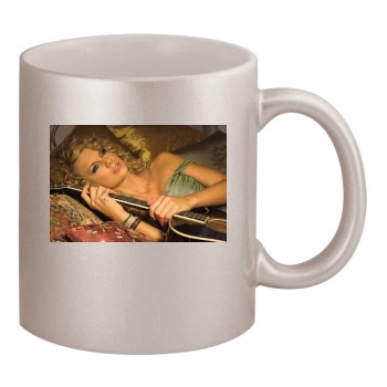 Taylor Swift 11oz Metallic Silver Mug