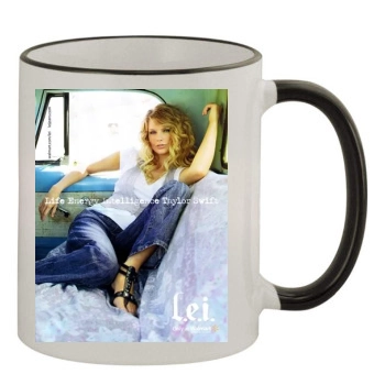 Taylor Swift 11oz Colored Rim & Handle Mug