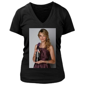 Taylor Swift Women's Deep V-Neck TShirt