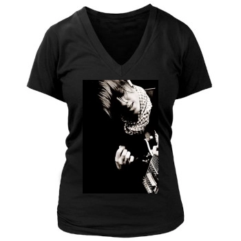 Tegan and Sara Women's Deep V-Neck TShirt