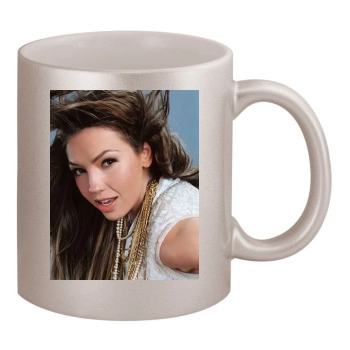 Thalia 11oz Metallic Silver Mug