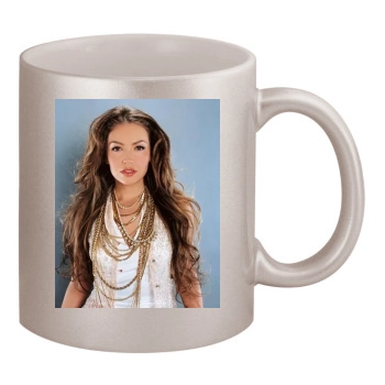 Thalia 11oz Metallic Silver Mug